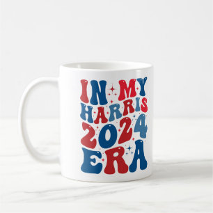 In My Harris 2024 Era Groovy Kamala Harris US 2024 Coffee Mug