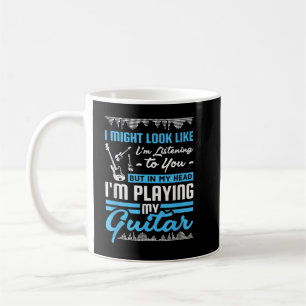 In My Head I'm Playing My Guitar Coffee Mug