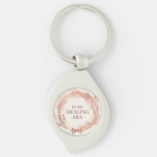 In My Healing Era Elegant Pink Self Love Keychain