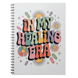 In My Healing Era – Groovy 70’s Retro Aesthetic Notebook