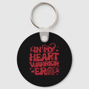In My Heart Warrior Era Heart Disease Awareness Ch Key Ring