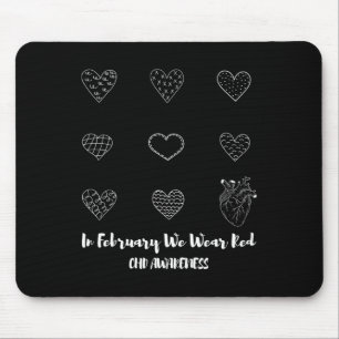 In My Heart Warrior Era Heart Disease Awareness Ch Mouse Mat