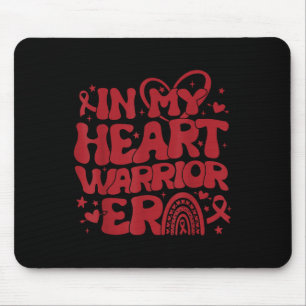 In My Heart Warrior Era Heart Disease Awareness Ch Mouse Mat