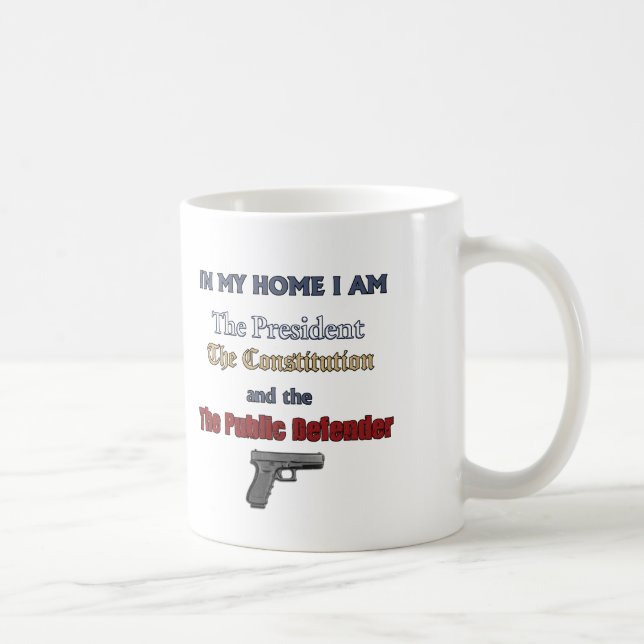 In My Home I Decide Coffee Mug (Right)
