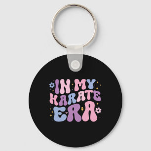 In My Karate Era Groovy Retro Martial Arts Cute Ka Key Ring