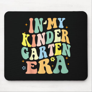 In My Kindergarten Vibes Retro Back To School Mouse Mat