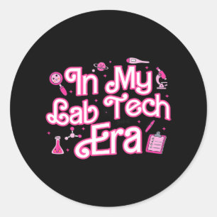 In My Lab Tech Era Medical Laboratory Classic Round Sticker