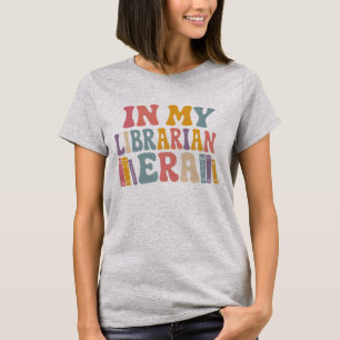 In My Librarian Era Retro Groovy Book Lover T-Shirt