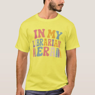 In My Librarian Era Retro Groovy Book Lover T-Shirt