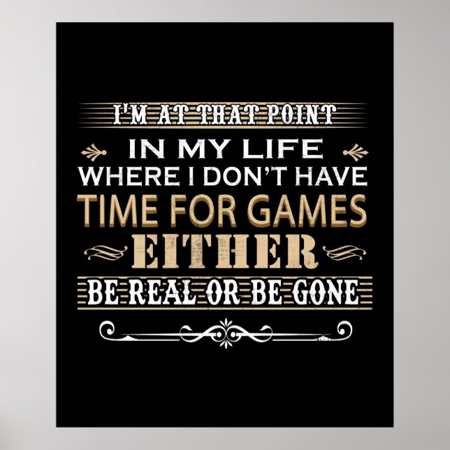 In My Life Where I Don't Have Time For Game Either Poster (Front)