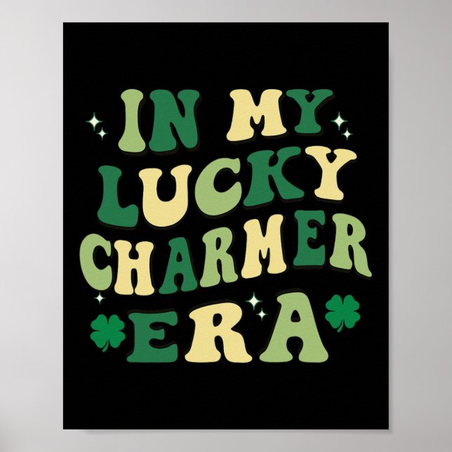 In My Lucky Charmer Era St. Patrick's Day Boys Kid Poster (Front)
