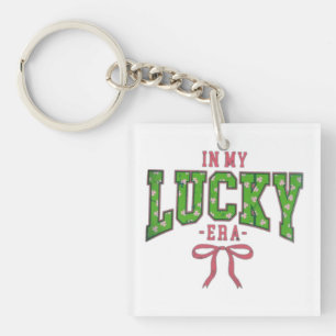 In My Lucky Era – Clover Bow Design Key Ring