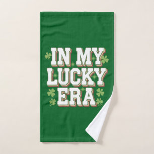 In My Lucky Era Saint Patrick's Day Family Gift Hand Towel