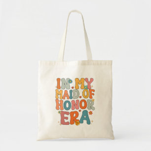 In My Maid Of Honour Era Groovy Moh Bridesmaid Bri Tote Bag