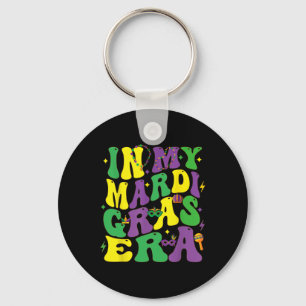 In My Mardi Gras Era Carnival Women Men Kids Mardi Key Ring