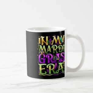 In My Mardi Gras Era Festival Carnival Holiday Fle Coffee Mug