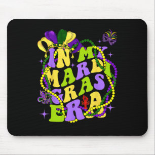 In My Mardi Gras Era Heart Fleur-de-lis Symbol Fes Mouse Mat