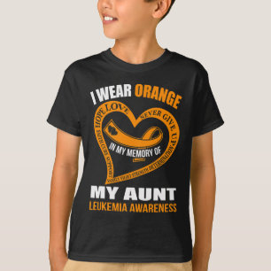 In my memory of my aunt LEUKEMIA AWARENESS T-Shirt