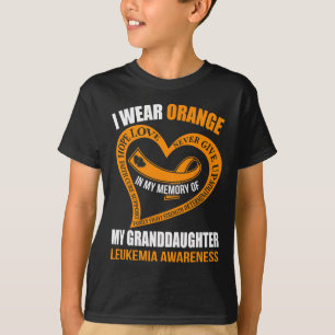 In My Memory Of My Granddaughter Leukaemia Awarene T-Shirt