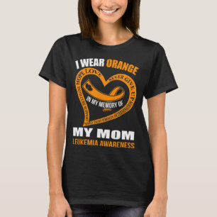 In my memory of my mum LEUKEMIA AWARENESS T-Shirt