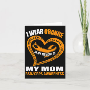 In My Memory Of My Mum Rsdcrps Awareness  Card