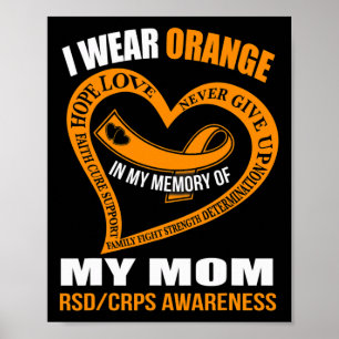 In My Memory Of My Mum Rsdcrps Awareness Poster
