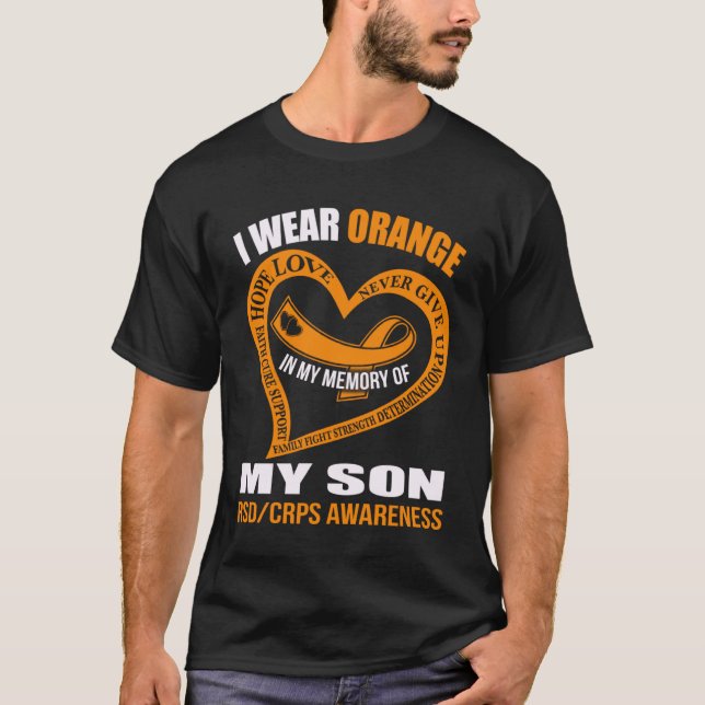 In my memory of my son RSDCRPS AWARENESS T-Shirt (Front)