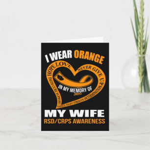In my memory of my wife RSDCRPS AWARENESS Card