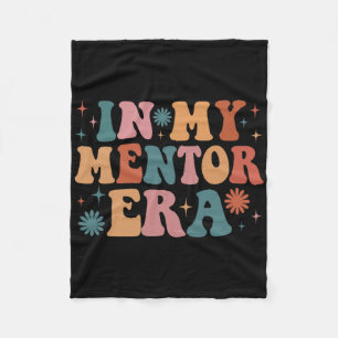 In My Mentor Era Funny Women Christmas Presents Fleece Blanket