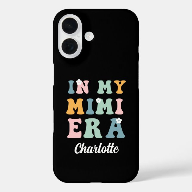 In my mimi era grandma gigi Mothers Day Gift Case-Mate iPhone Case (Back)