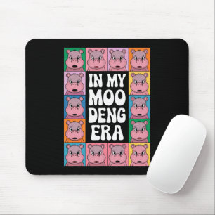 In My Moo Deng Era Moo Deng Hippo Lover Mouse Mat