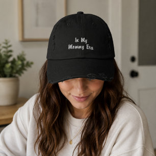 In My Mummy Era, New Mum Baby Announcement Embroidered Hat
