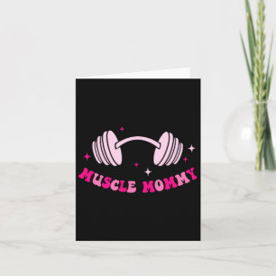 In My Muscle Mummy Era Funny Gym Fitness 2 Sided Card