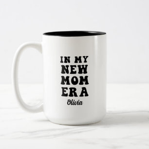 In my new mum era first mothers day gift Two-Tone coffee mug
