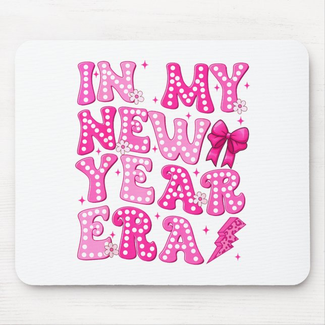 In My New Year Era Nk Leopard Coquette New Year Wo Mouse Mat (Front)