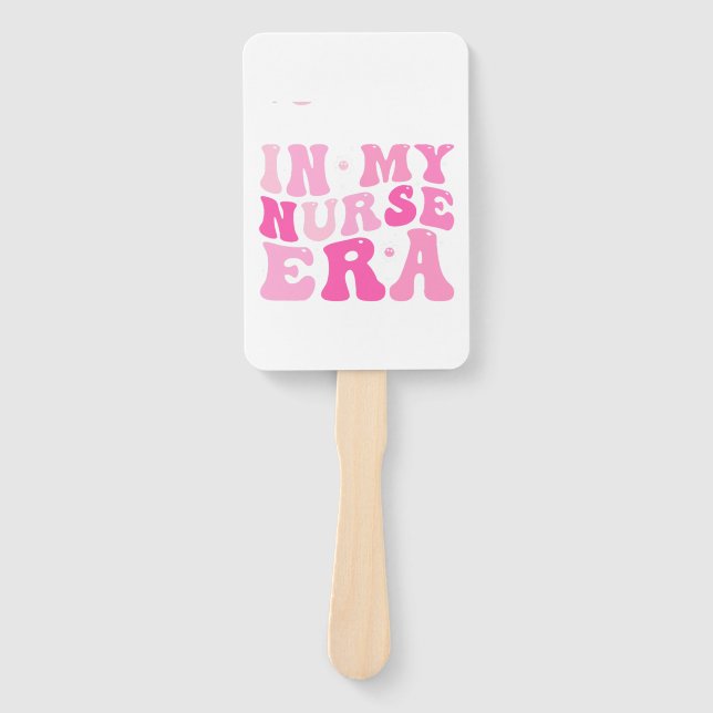In My Nurse Era, Funny Nurse Gift Hand Fan (Front)