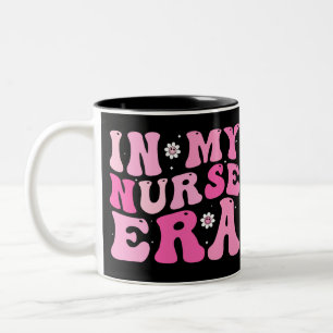 In My Nurse Era, Funny Nurse Gift Two-Tone Coffee Mug