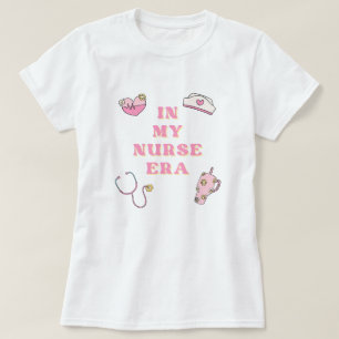 In My Nurse Era Pink Retro Women's T-Shirt