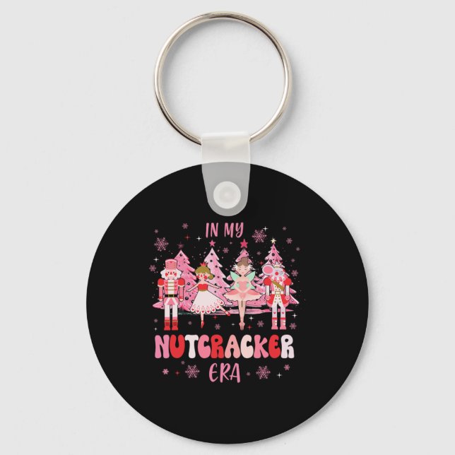 In My Nutcracker Era Christmas Nutcracker Ballet F Key Ring (Front)