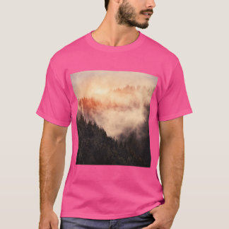 In My Other World Sunrise In A Romc Misty Foggy Au T-Shirt