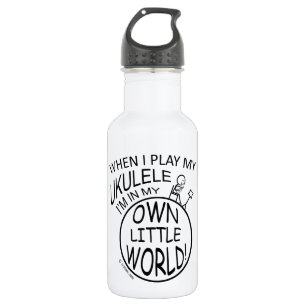 In My Own Little World Ukulele 532 Ml Water Bottle
