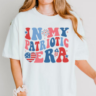 In My Patriotic Era Cute Retro 4th of July T-Shirt