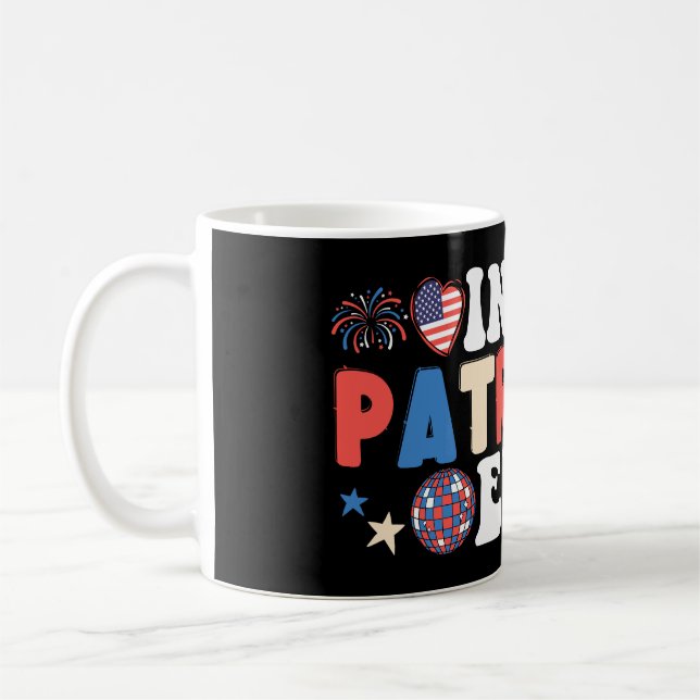 In My Patriotic Era Funny American 4th Of July Coffee Mug (Left)