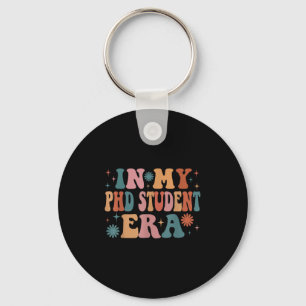 In My Phd Student Era Funny Women Christmas Key Ring