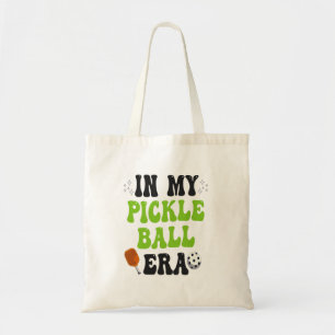 In My PickleBall Era Funny Groovy Sport Gift  Tote Bag