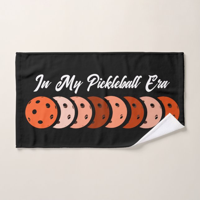 In My Pickleball Era – Orange Vibes Design Hand Towel (Hand Towel)