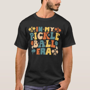In My Pickleball Era Retro Groovy T-Shirt
