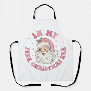 In My Pink Christmas Era Apron
