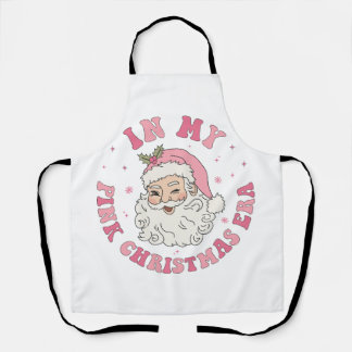 In My Pink Christmas Era Apron