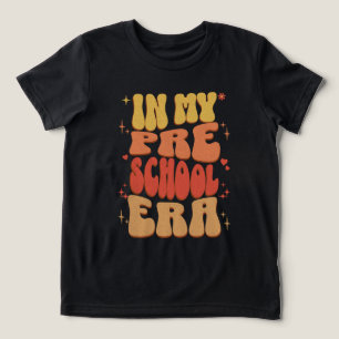 In My Preschool Era Back to School Preschool Tri-Blend Shirt